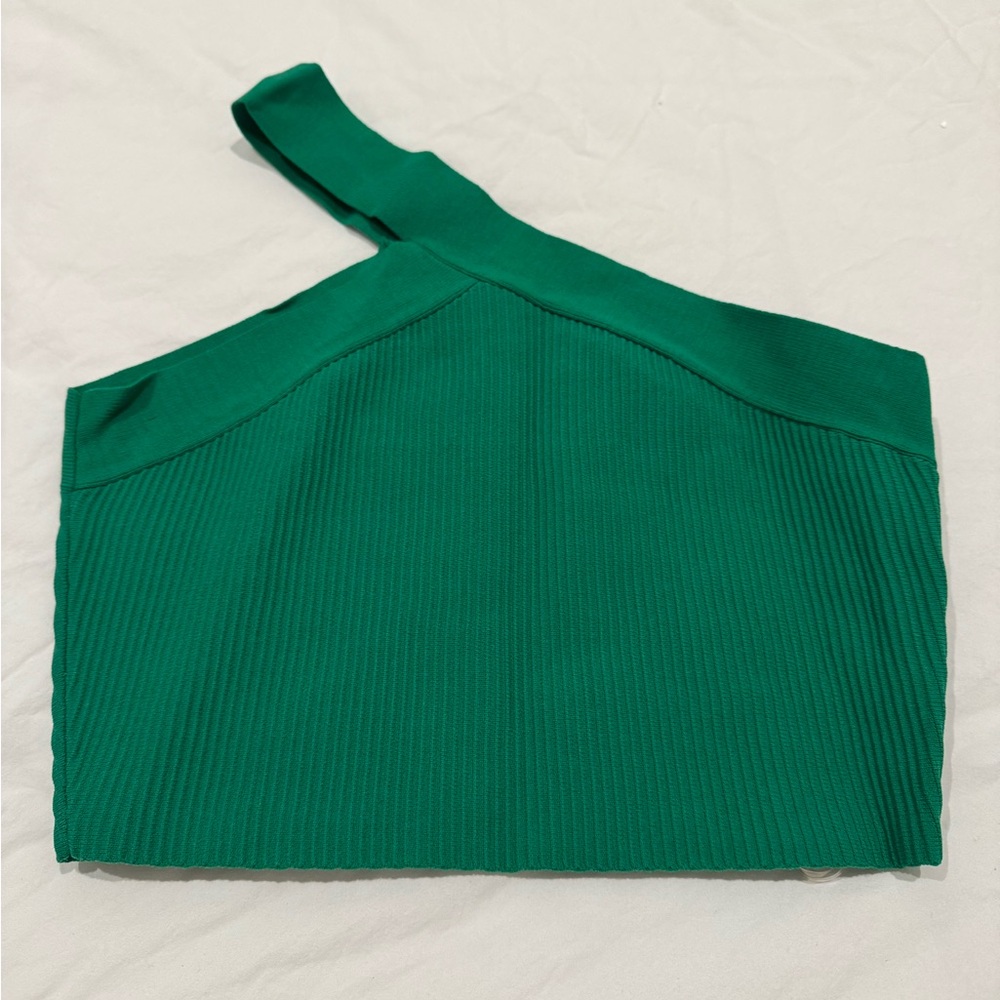 Glassons Ribbed One Shoulder Crop Top